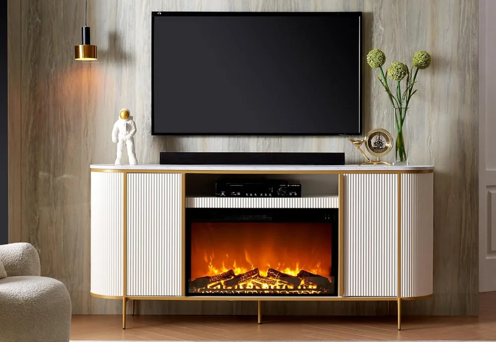 living room ideas electric fireplace